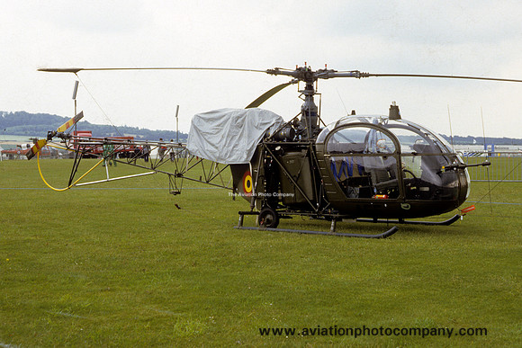 Belgian Army Sud Alouette II A-55 (1986)