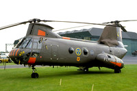 Swedish Air Force Vertol 107 4454 at Middle Wallop (1986)
