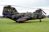 Swedish Navy Vertol 107 4061 at Middle Wallop (1986)