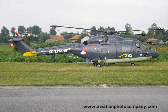 Dutch Navy 860 Squadron Westland SH-14C Lynx 283 (1986)