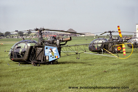 Belgian Army Sud Alouette II A80 (1986)