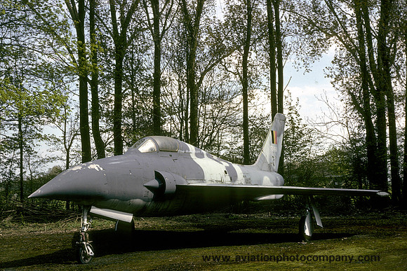 Belgian Air Force RepubliC F-84F FU-194 at Beauvechain (1986)