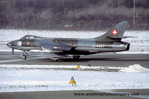 Swiss Air Force Hawker Hunter F.58 J-4027 (1986)
