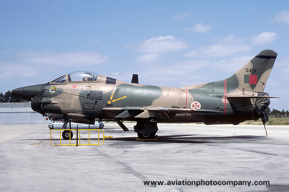 Portuguese Air Force Esq 301 FIAT G-91R 5451 (1984)