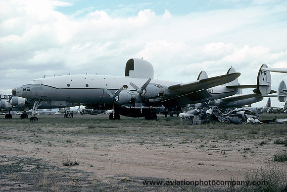 US Navy VQ-1 Lockheed EC-121M Warning Star 145940/PR-25 at MASDC Davis Monthan (1978)