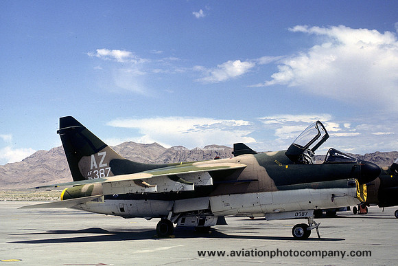 USAF Arizona ANG 152 TFTS LTV A-7D Corsair 75-0387/AZ at Nellis AFB (1979)