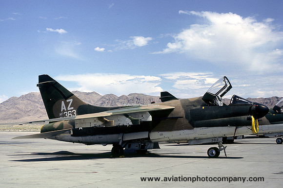 USAF Arizona ANG 152 TFTS LTV A-7D Corsair 71-0363/AZ at Nellis AFB (1979)