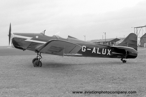 Miles M.14 Hawk G-ALUX at Newcastle Woolsington (1961)