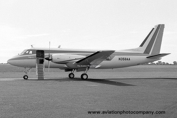 Atlantic Aviation Corporation Gulfstream I N358AA at Newcastle Woolsington (1961)