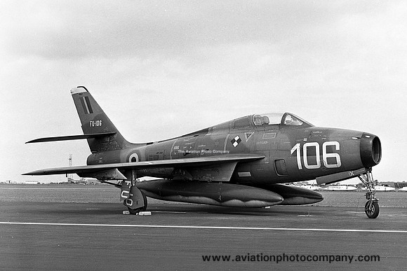 Belgian Air Force Republic F-84F FU-106