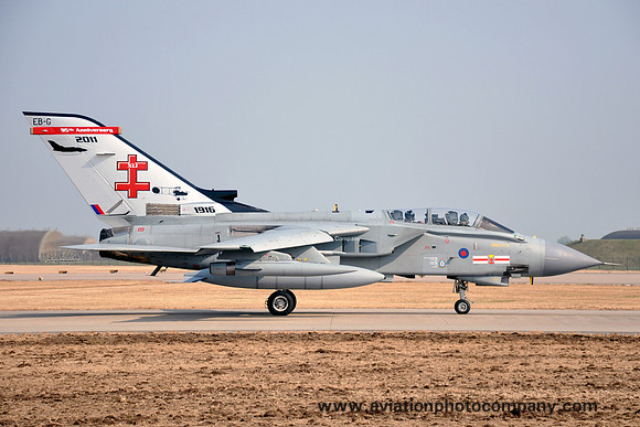 RAF 41 Squadron Panavia Tornado GR.4 ZA600/EB-G (2011)
