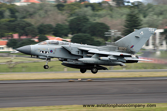 RAF 2 Squadron Panavia Tornado GR.4 ZD746/094 at Lajes (2011)