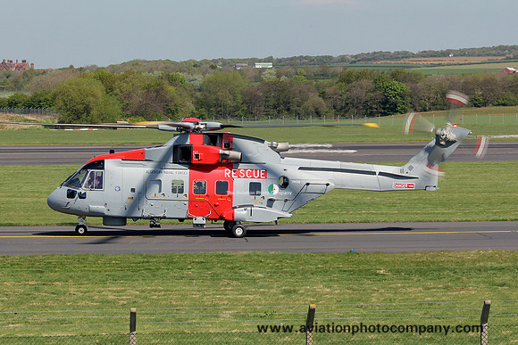 Algerian Naval Forces AgustaWestland AW-101-610 ZR332 at Prestwick (2011)