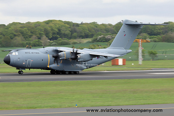 RAF 24/70 Squadron Airbus Atlas C.1 ZM420 at Prestwick (2023)
