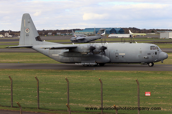 Israeli Air Force 103 Squadron Lockheed C-130J-30 Hercules 661 at Prestwick (2023)