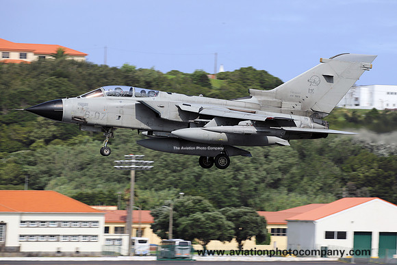 Italian Air Force 6 Stormo Panavia Tornado IDS MM7075/6-07 at Lajes (2023)