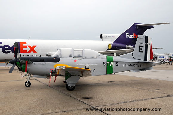 US Marines Beech T-34C Mentor 164172 at NAS Oceana (2011)