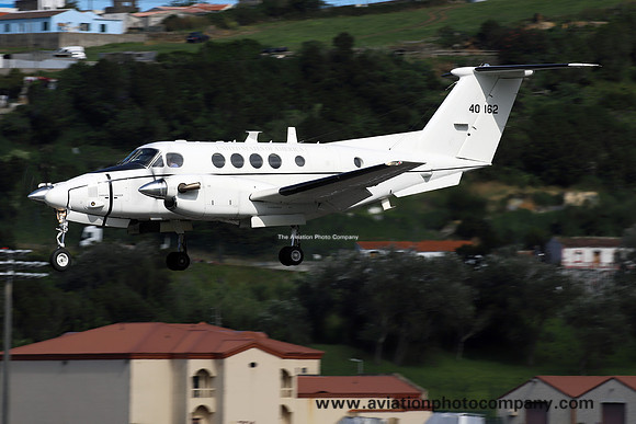 US Army E/1-214 Avn Beech C-12U Huron 84-00162 at Lajes (2023)