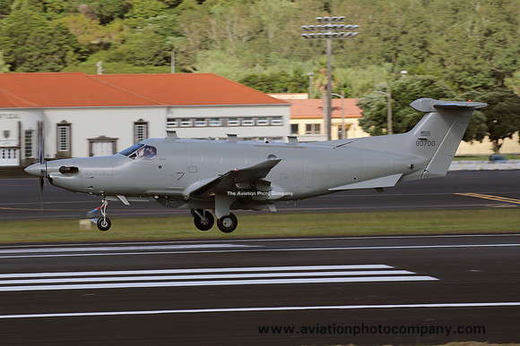 USAF Pilatus U-28A Draco 08-0700 at Lajes (2023)