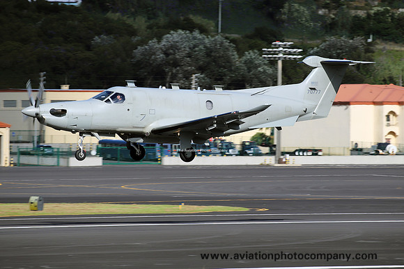 USAF Pilatus U-28A Draco 07-0777 at Lajes (2023)