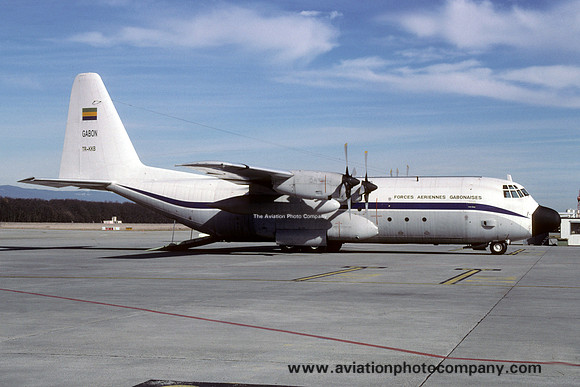Gabon Air Force Lockheed L-100-20 Hercules TR-KKB at Geneva (2002)