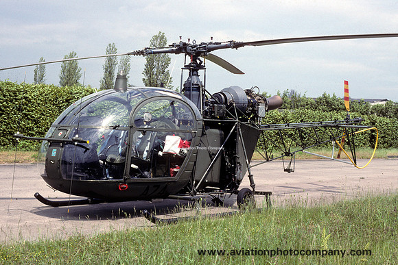 Belgian Army Sud Alouette II A74 (1991)