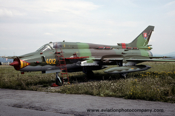Slovak Air Force Sukhoi Su-22M-4K 4012 at Kosice (2001)