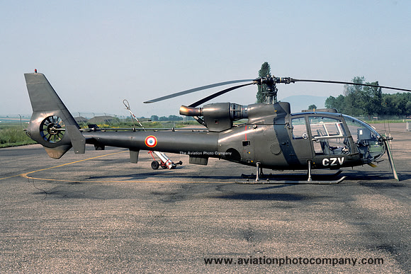 French Army Aerospatiale SA.341F Gazelle 1561/CZV (1978)