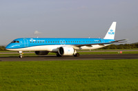 KLM Cityhopper Embraer E195-E2 PH-NXJ at Manchester IAP (2023)