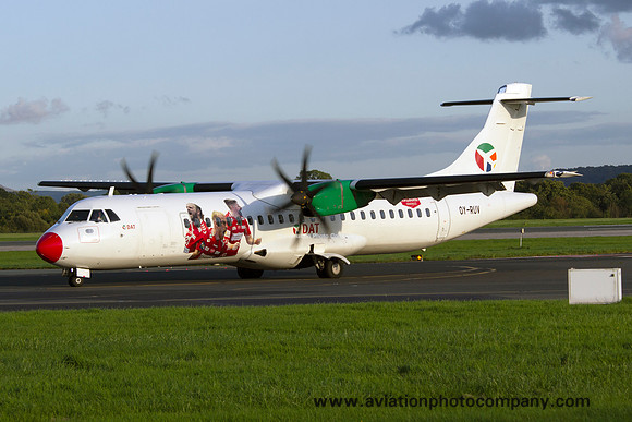 Danish Air Transport ATR-72-600 OY-RUV at Manchester IAP (2023)