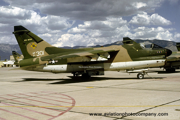 USAF New Mexico ANG 188 TFS LTV A-7D Corsair 71-0301 (1980)