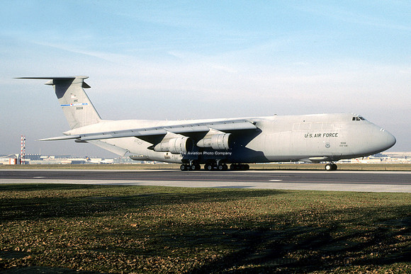 USAF New York ANG 137 AS Lockheed C-5A Galaxy 69-0008 at Rhein Main AB (2000)
