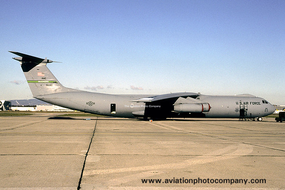 USAF 62/446 AW Lockheed C-141B Starlifter 63-8082 at Rhein Main AB (1999)