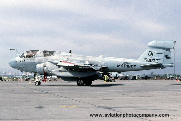 US Marines VMAQ-2 Grumman EA-6B Prowler 158032/CY-00 (2000)