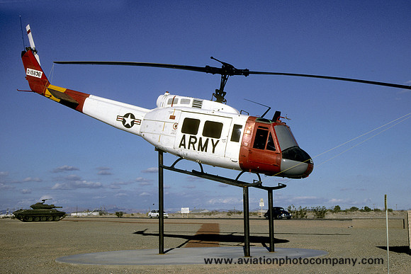 US Army Bell UH-1H Iroquois 69-15836 displayed at Laguna AAF (2000)