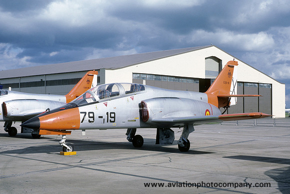 Spanish Air Force Ala 79 CASA C-101 Aviojet E.25-29/79-19 at IAT Fairford (1987)