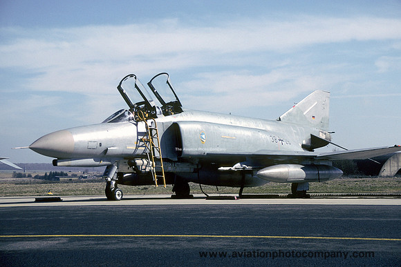 German Air Force JG74 McDonnell F-4F Phantom 38+29 at Florennes (2005)