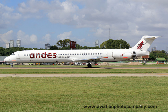 Andes Lineas Aereas McDonnell Douglas MD-83 LV-CCJ (2015)