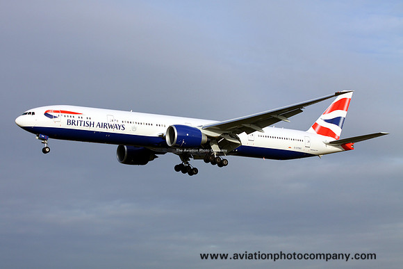 British Airways Boeing 777-300ER G-STBG at London Heathrow (2013)