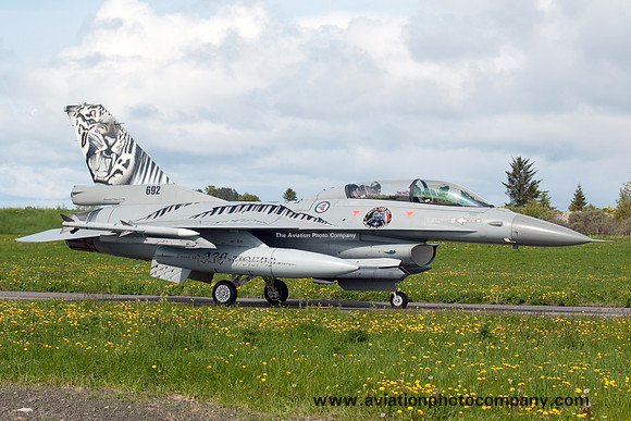 Norwegian Air Force 338 Skv GD F-16BM 692 at NATO Tiger Meet 2012 Orland