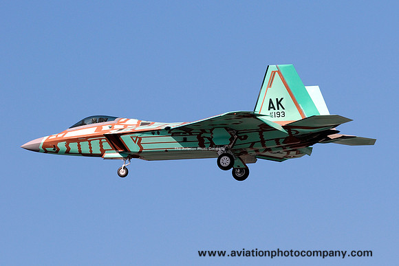 USAF 3rd Wing Lockheed F-22A 10-4193/AK in primer at Lockheed Marietta (2012)