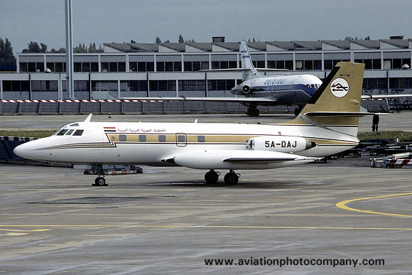 Libyan Arab Airlines Lockheed L-1329 JetStar 8 5A-DAJ (1977)
