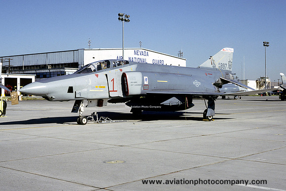 USAF Nevada ANG 192 TRS McDonnell RF-4C Phantom 65-0897 (1991)