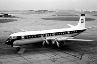 British European Airways Vickers Vanguard G-APEJ at London Heathrow (1961)