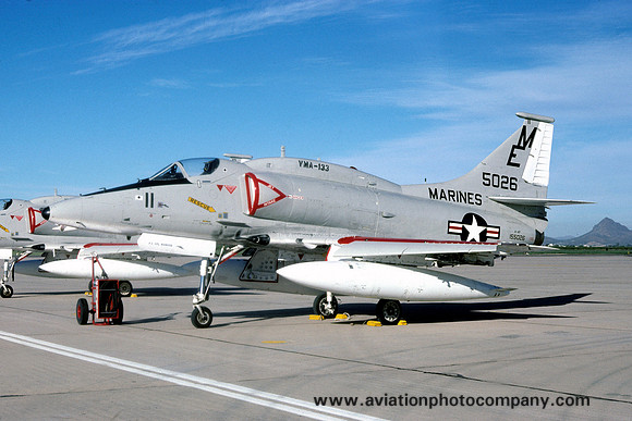 US Marines VMA-133 Douglas A-4M Skyhawk 155026/ME-11 (1980)