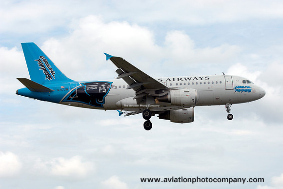 US Airways Airbus A319-100 N717UW at Washington National (2013)