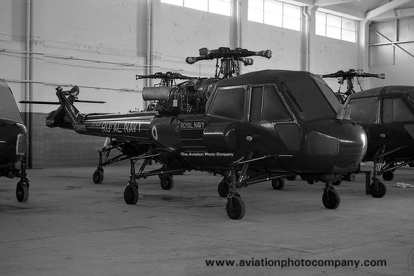 Royal Navy Westland Wasp HAS.1 XT416 stored at Wroughton (1976)
