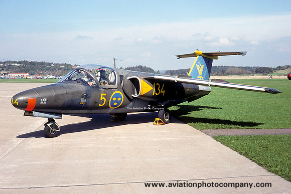 Swedish Air Force F5 SAAB 105 Sk60A 60134 (1976)