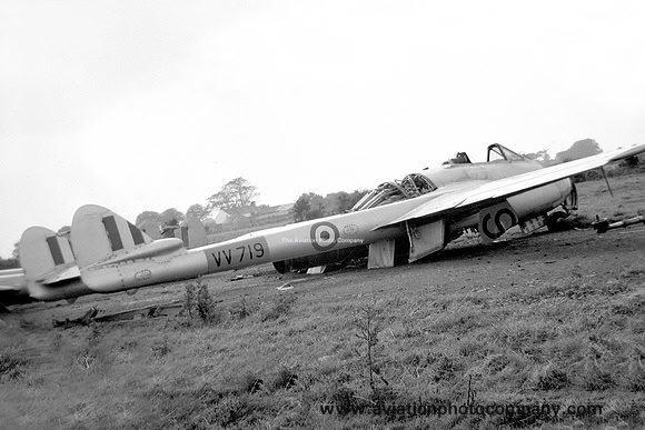RAF De Havilland Vampire FB.5 VV719