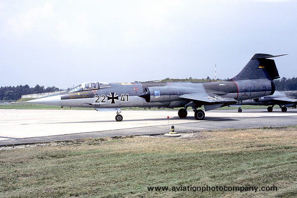 German Air Force JBG34 Lockheed F-104G Starfighter 22+41 (1987)